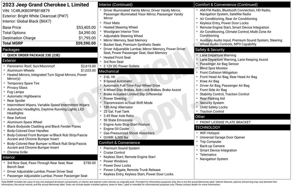 2023 Jeep Grand Cherokee L Limited