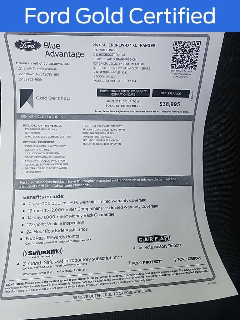 2024 Ford Ranger XLT