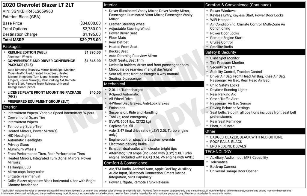 2020 Chevrolet Blazer LT