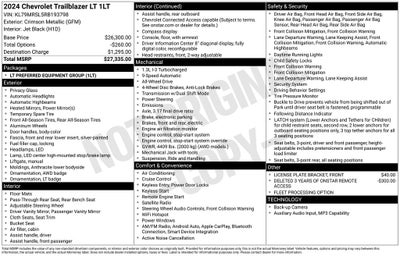 2024 Chevrolet TrailBlazer LT