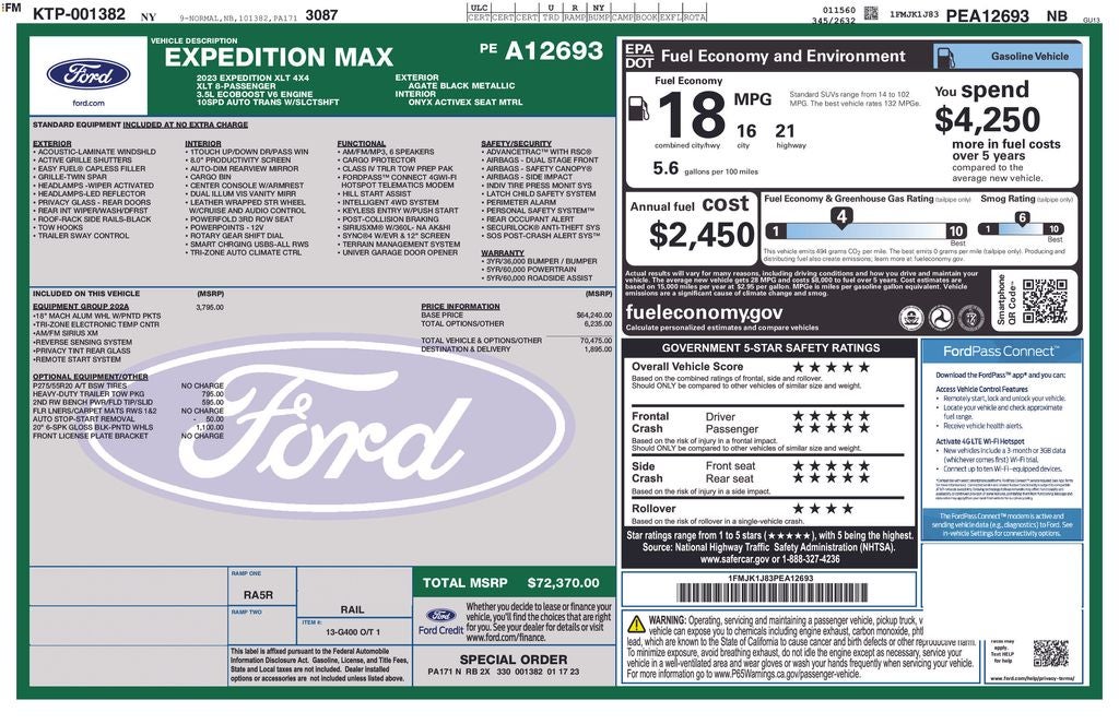 2023 Ford Expedition Max XLT