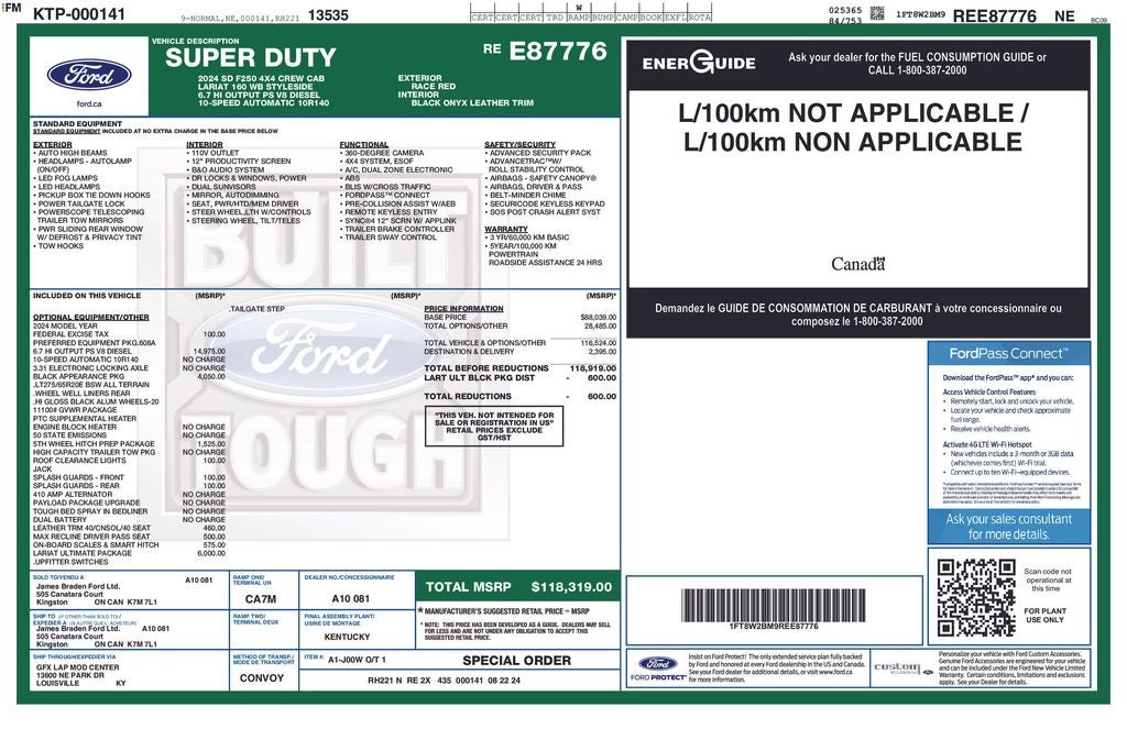 2024 Ford F-250SD Lariat
