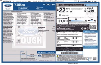 2021 Ford Ranger Lariat