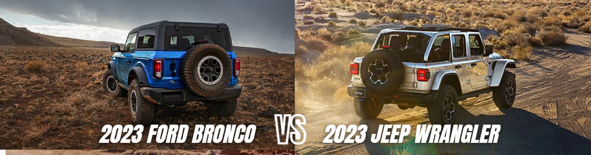 2023 Ford Bronco vs. 2023 Jeep Wrangler in Johnstown, NY